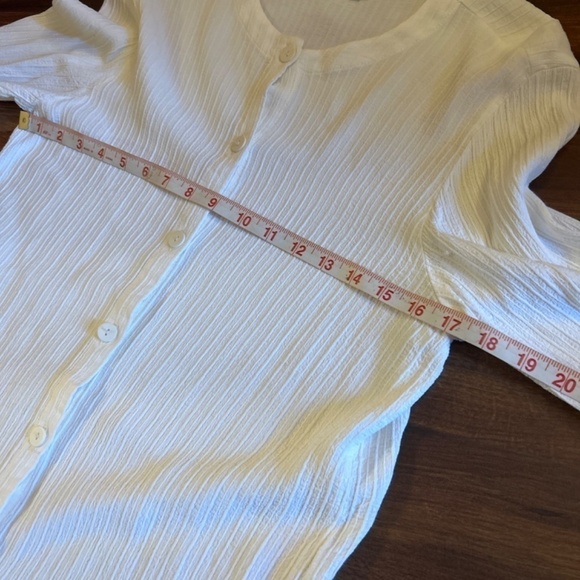 EILEEN FISHER Long Sleeve Tunic Blouse size Medium - Picture 6 of 9